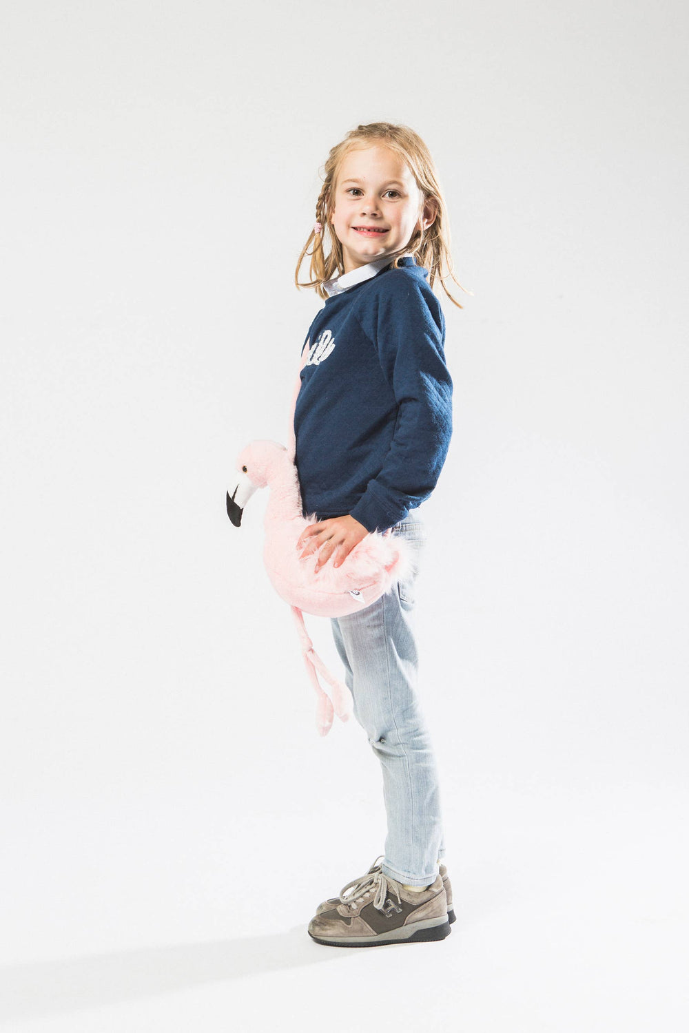Sac à Bandoulière Enfant Flamant Rose