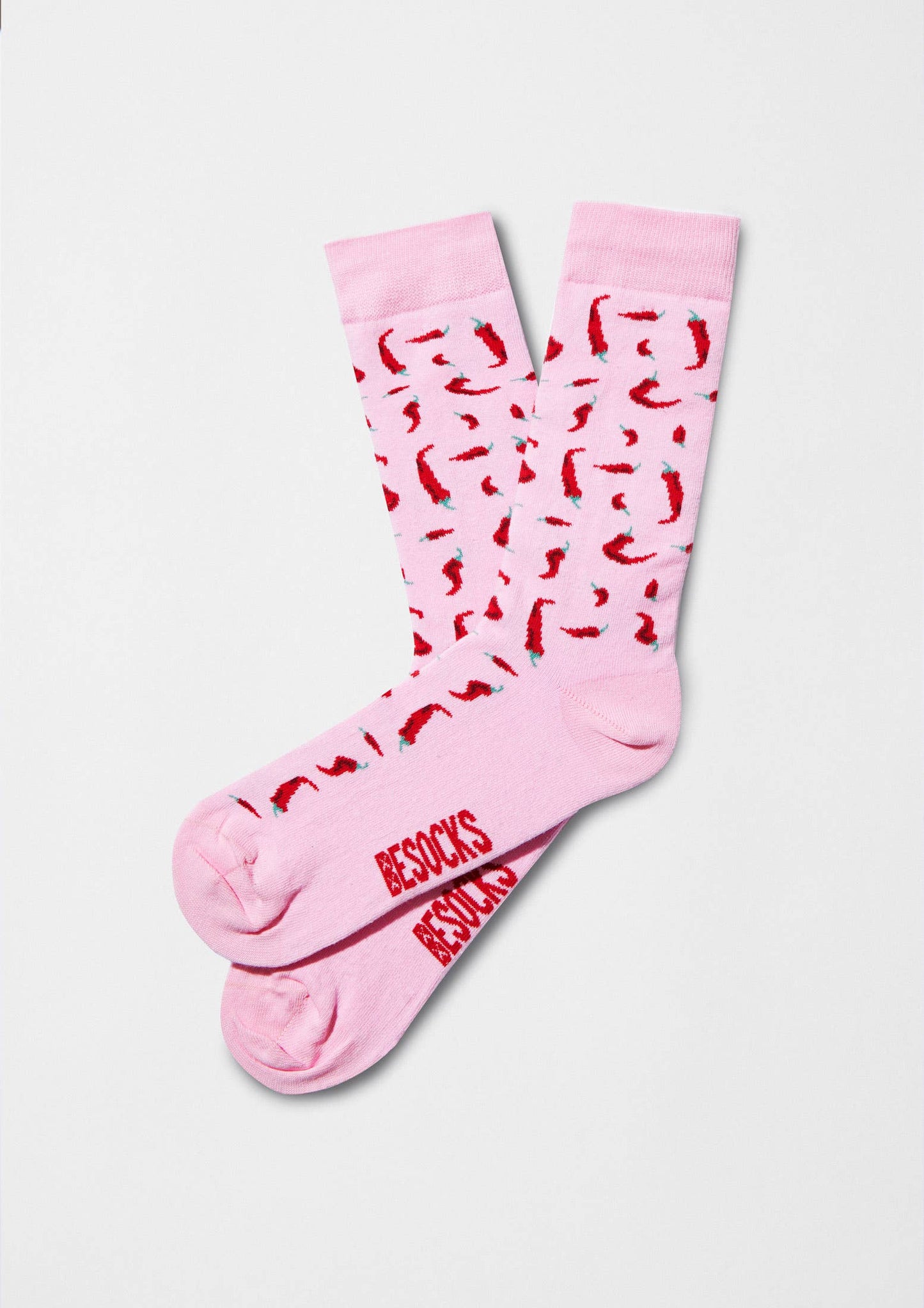 BeChilli Rose - Chaussettes en Coton Bio 100%