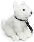 Peluche Chiot Berger Suisse Assis avec Laisse