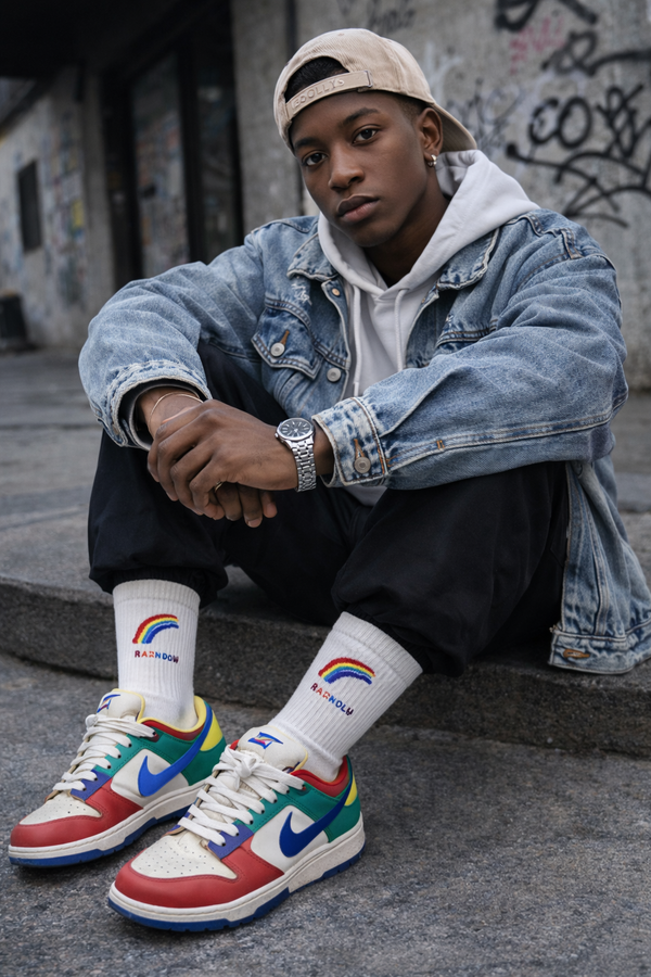 Chaussettes Arc-en-Ciel « ABC POLLY »