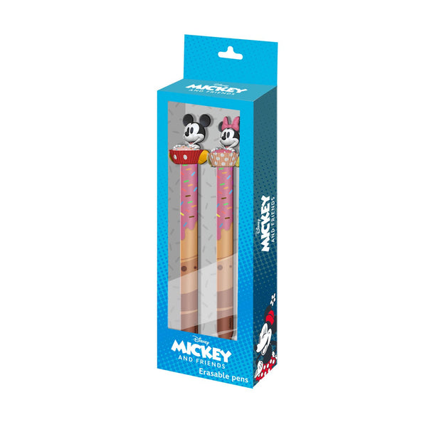 Disney Mickey en Minnie - Set van 2 uitwisbare gelpennen