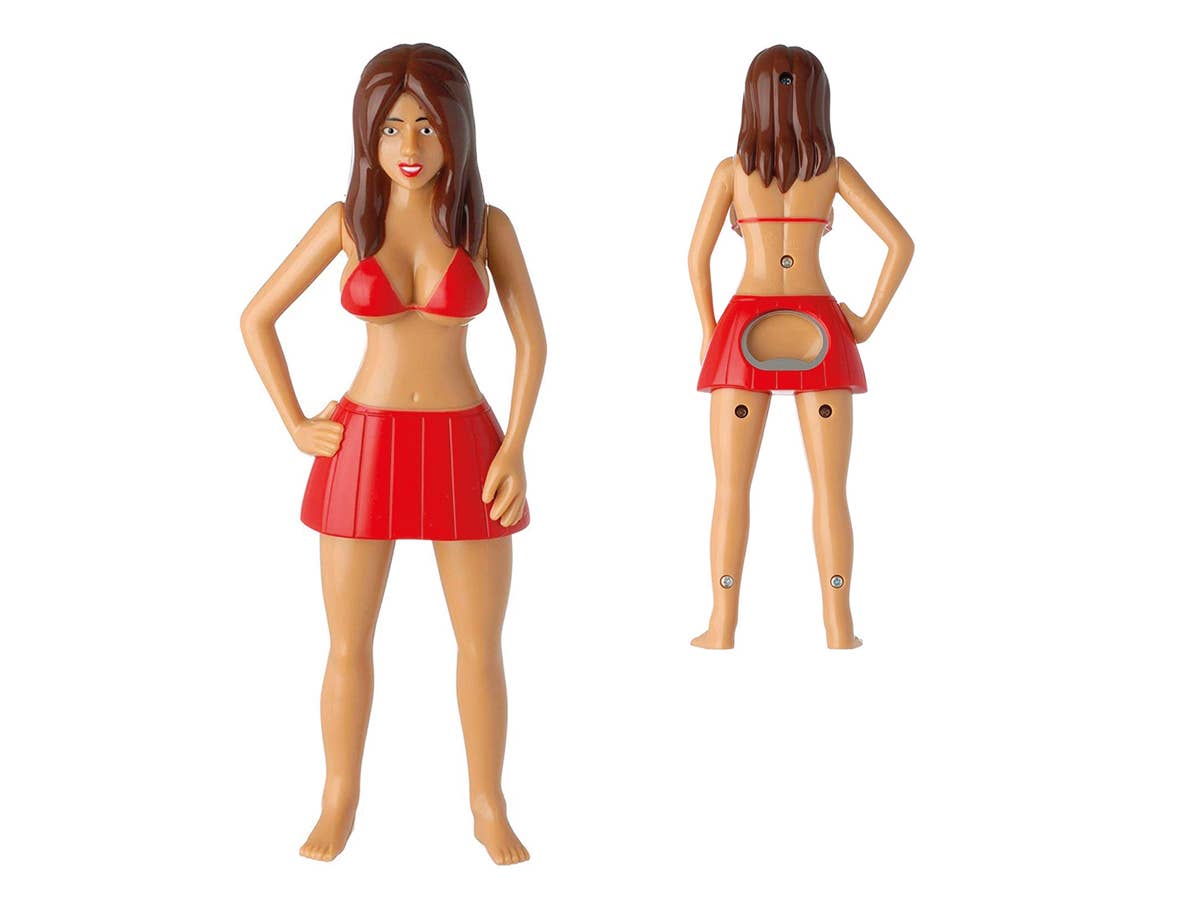 Donna Mora brunette bottle opener