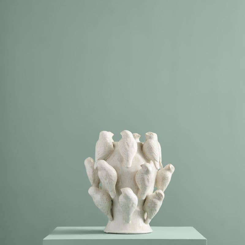 Vase M. Oisillon Blanc