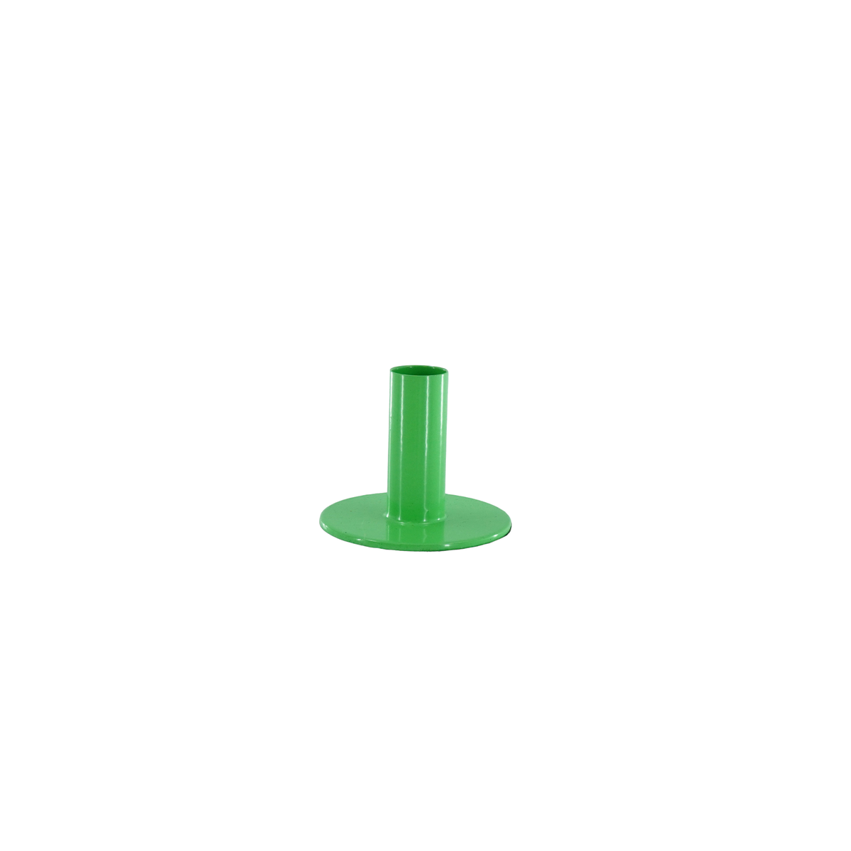 Candlestick - Basic - Metal - Green - 8x8x6.5cm