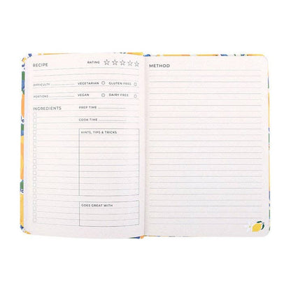 Recipe Journal A5 Italian Lemons