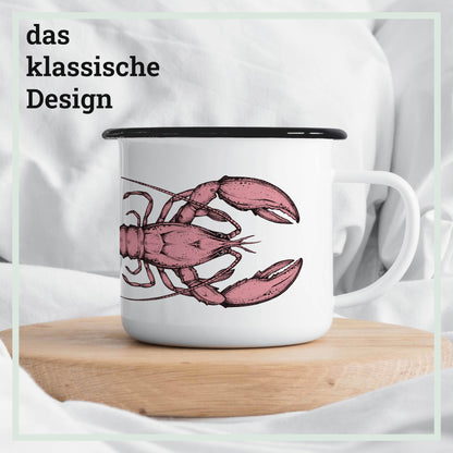 Tasse émaillée – Homard