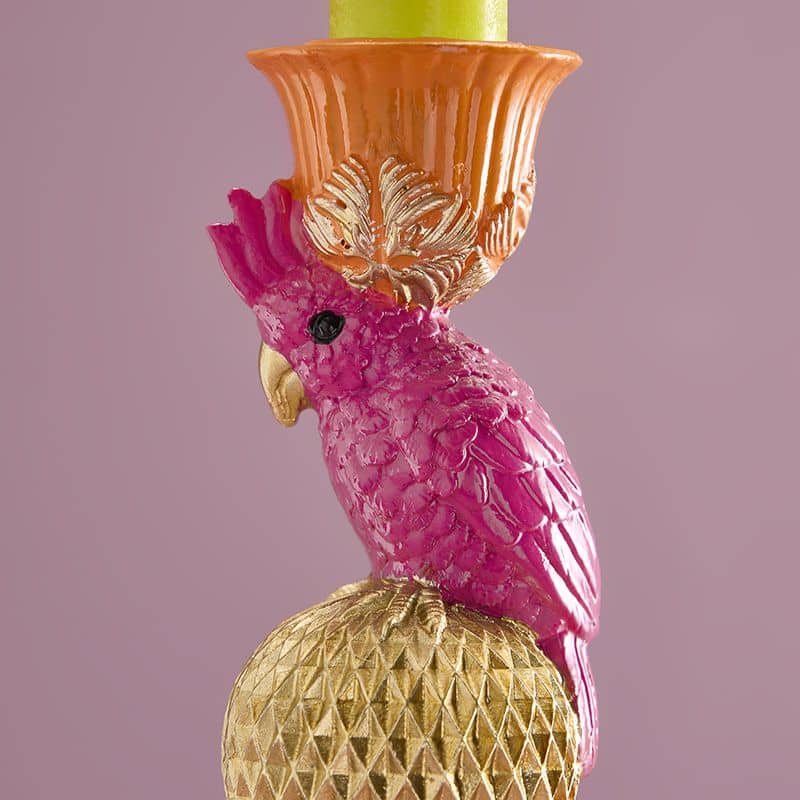 Orange elephant chandelier