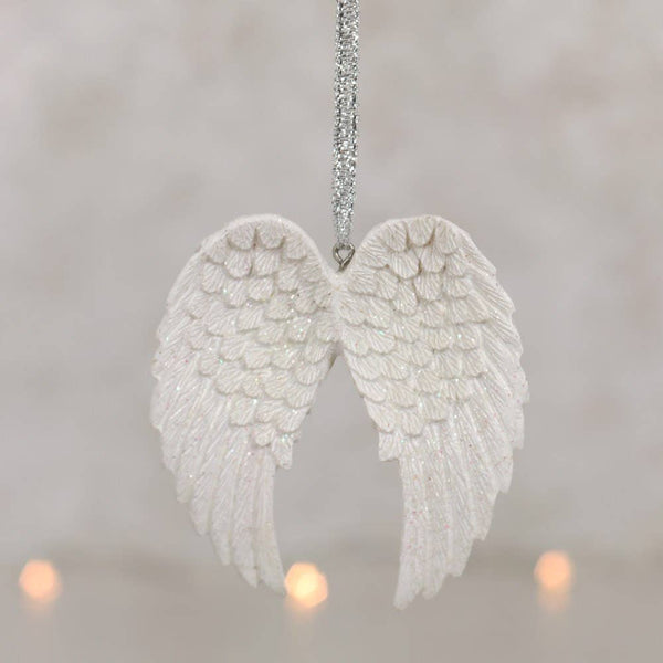 Décoration à Suspendre Ailes d’Ange à Paillettes