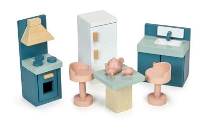 Mentari Avenue Chestnut: CUISINE 20x20x13,5cm, 9 pièces, en bois, en boîte, 3+