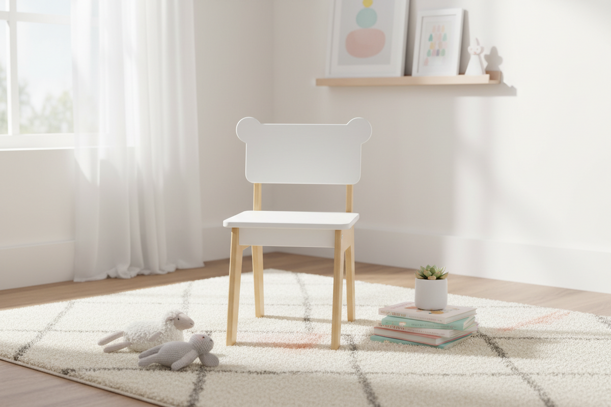Houten kinderstoel - Beer