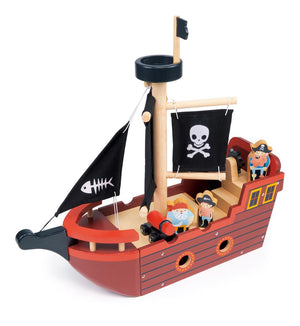 Bateau Pirate en Bois "Fishbones"