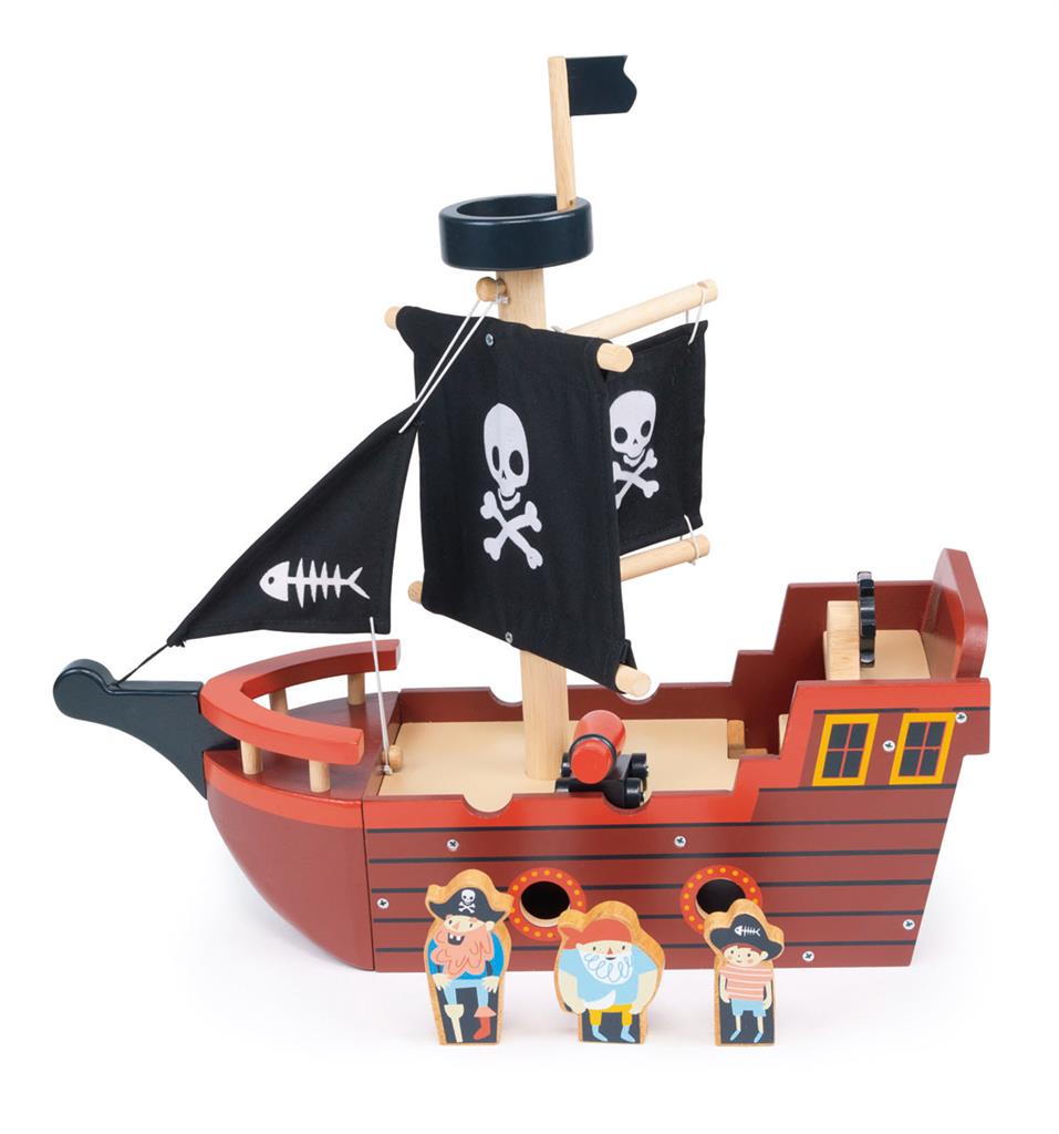 Bateau Pirate en Bois "Fishbones"