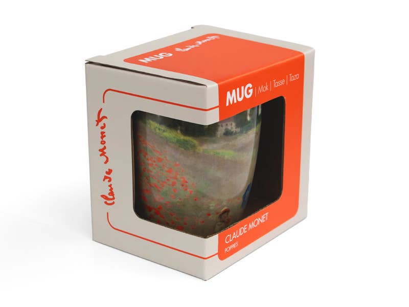Mug in box, Claude Monet, Poppy Field