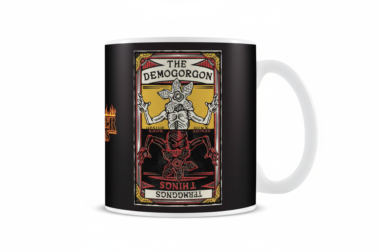 Stranger Things 4 Mug - Demogorgon Map