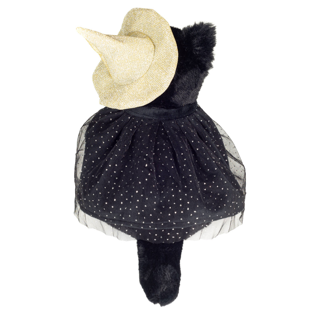 Peluche Chat Noir d’Halloween – 20 cm