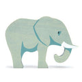 Holzfigur Safari-Tier - Éléphant