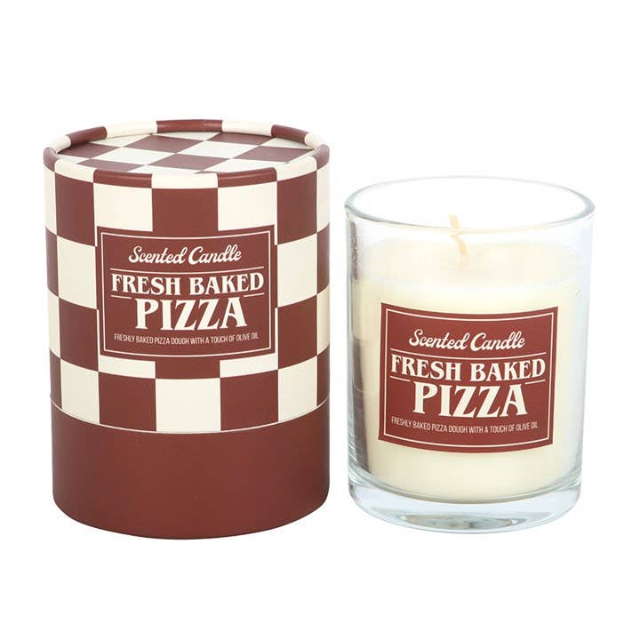 Bougie Parfumée à la Pizza Fraîchement Cuite
