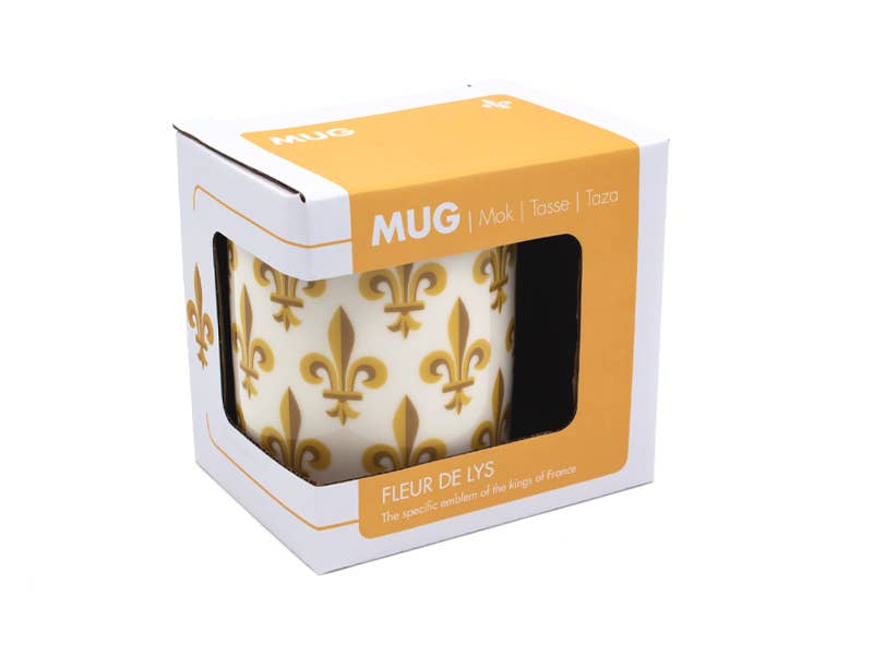 Mug in a box, Fleur de Lys