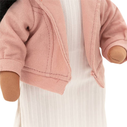 Kledingset: roze jasje 28 cm