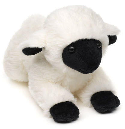 Peluche Agneau Noir du Velay couché