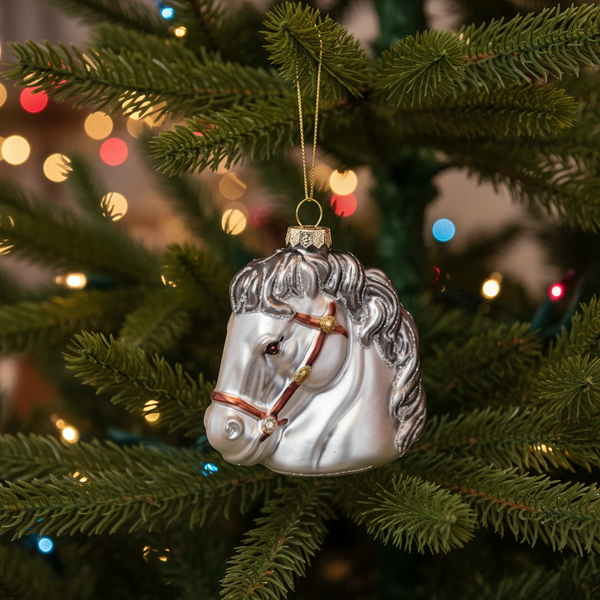 Witte Paard Kerstbal
