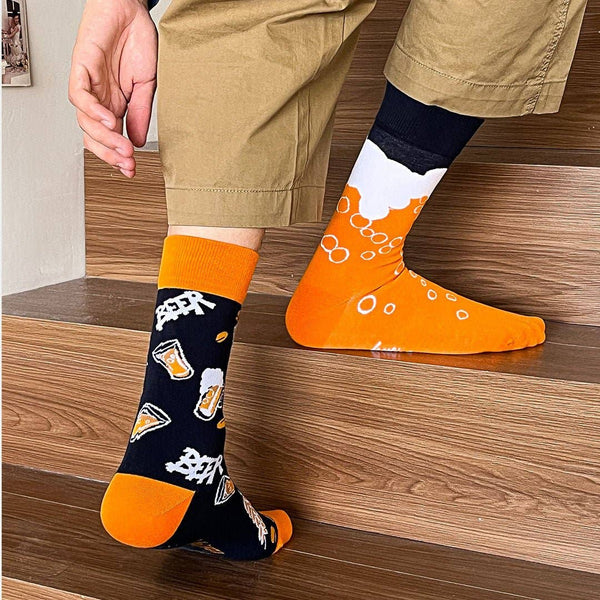 Chaussettes Dépareillées Bière