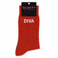 Chaussettes à Paillettes Diva Rouge
