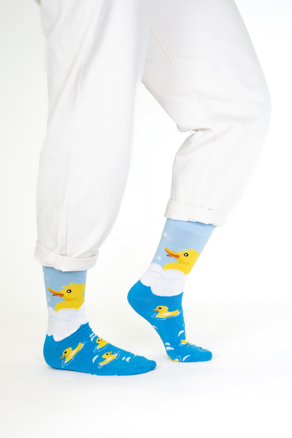 Duck Socks in the Bath
