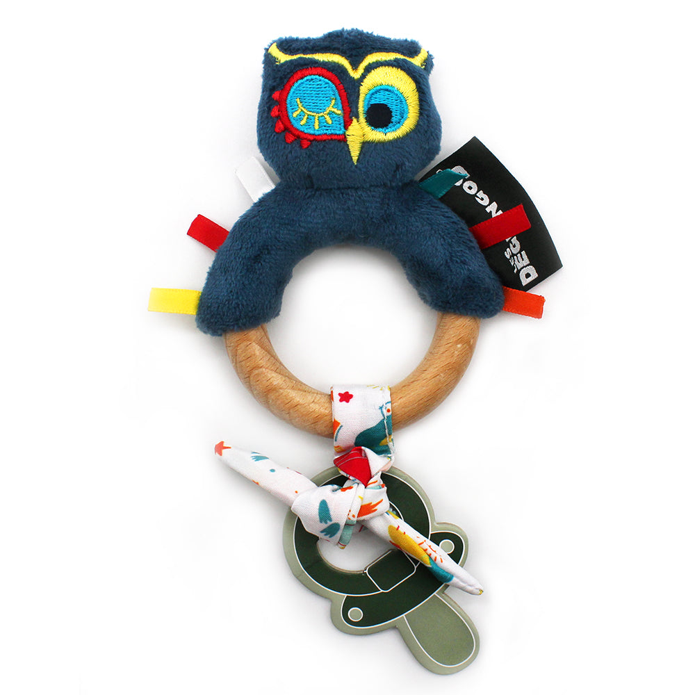 Anneau de dentition en silicone Astros le hibou