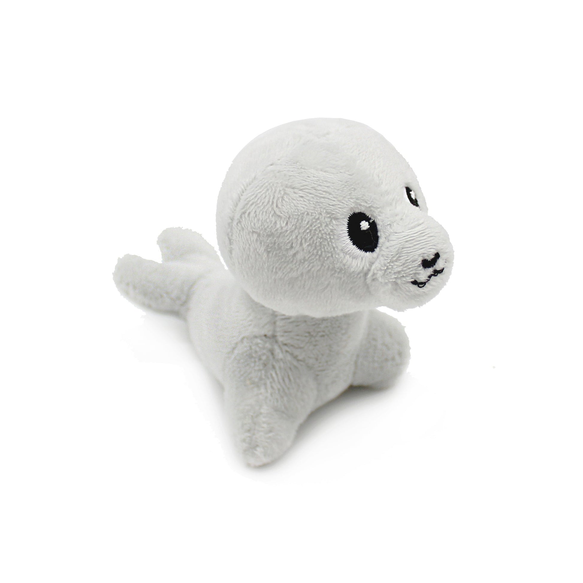 Peluche otarie Ploufou maman et son bébé gris clair – Les Ptipotos – vue 7