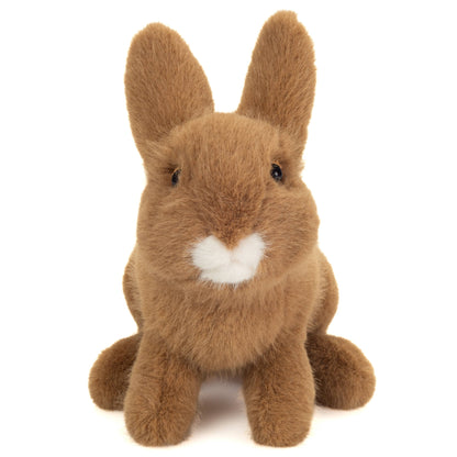 Sitting Brown Rabbit Plush Toy