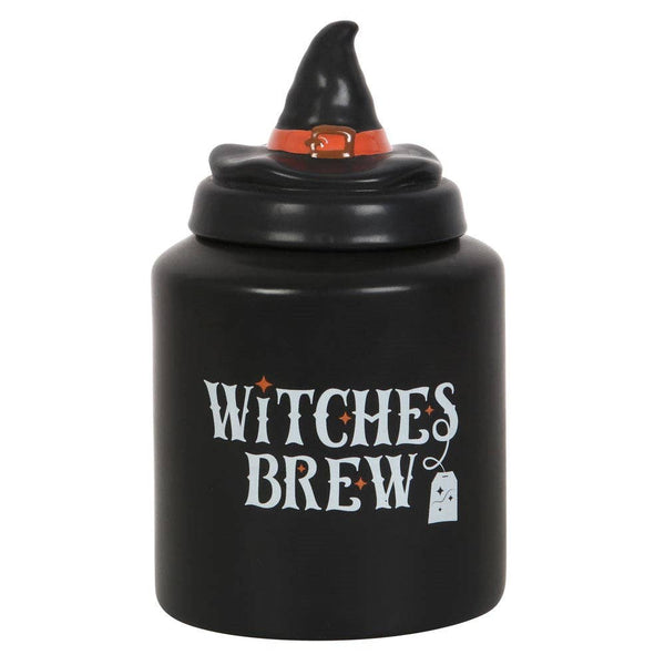 Witches Brew Ceramic Halloween Tea Caddy