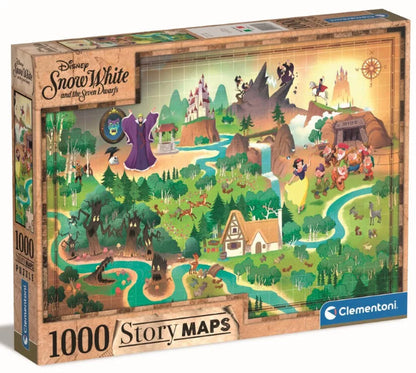 Puzzle Story Maps Disney - Snow White