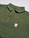 Polo Chat Chanceux - Kaki