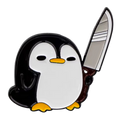 Pin's Pingouin avec Couteau