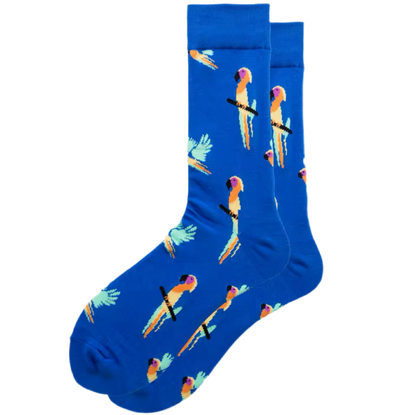 Chaussettes Perroquets Tropicaux