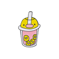 Bubble Tea Duck Pin