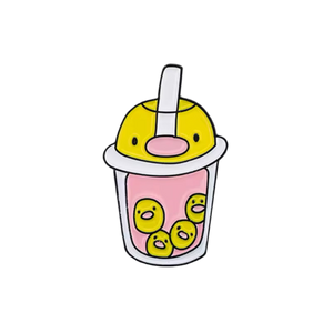 Bubble Tea Enten-Anstecknadel