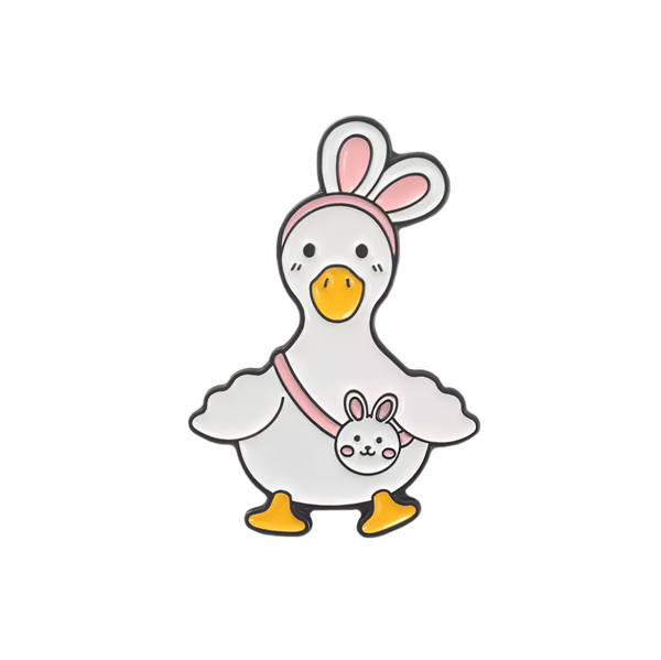 Pin's Canard Blanc Ecolière