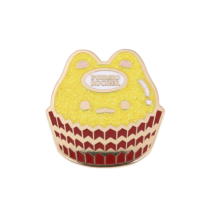 Pin's Chat "Purrero Rocher"