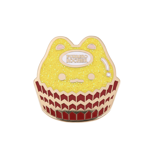 Pin's Chat "Purrero Rocher"