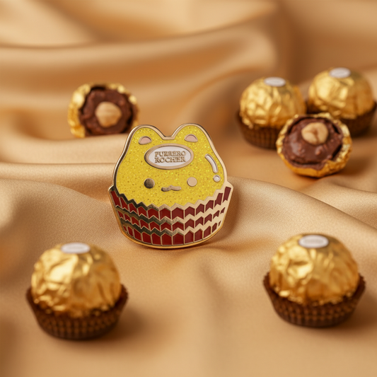 Pin's Chat "Purrero Rocher"