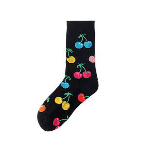 Multicolored Cherry Socks