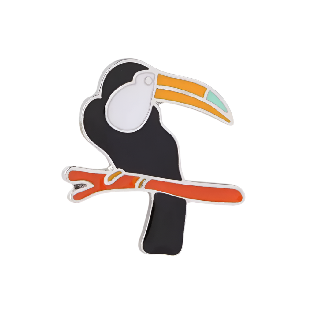 pin s toucan sur branche