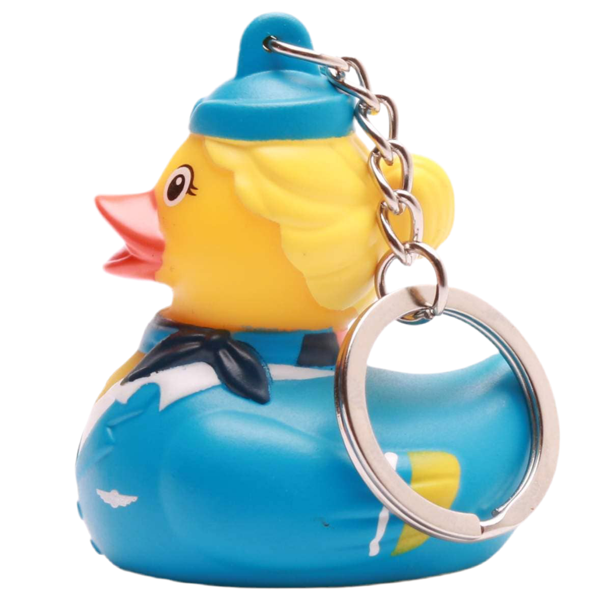 Porte-clés Canard Hôtesse de l'air Blonde