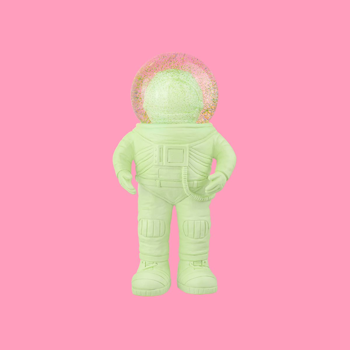 Boule à Neige Astronaute Vert