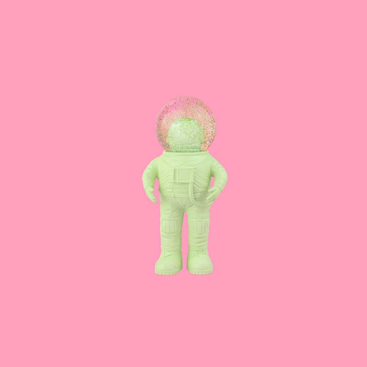Boule à Neige Astronaute Petit Vert