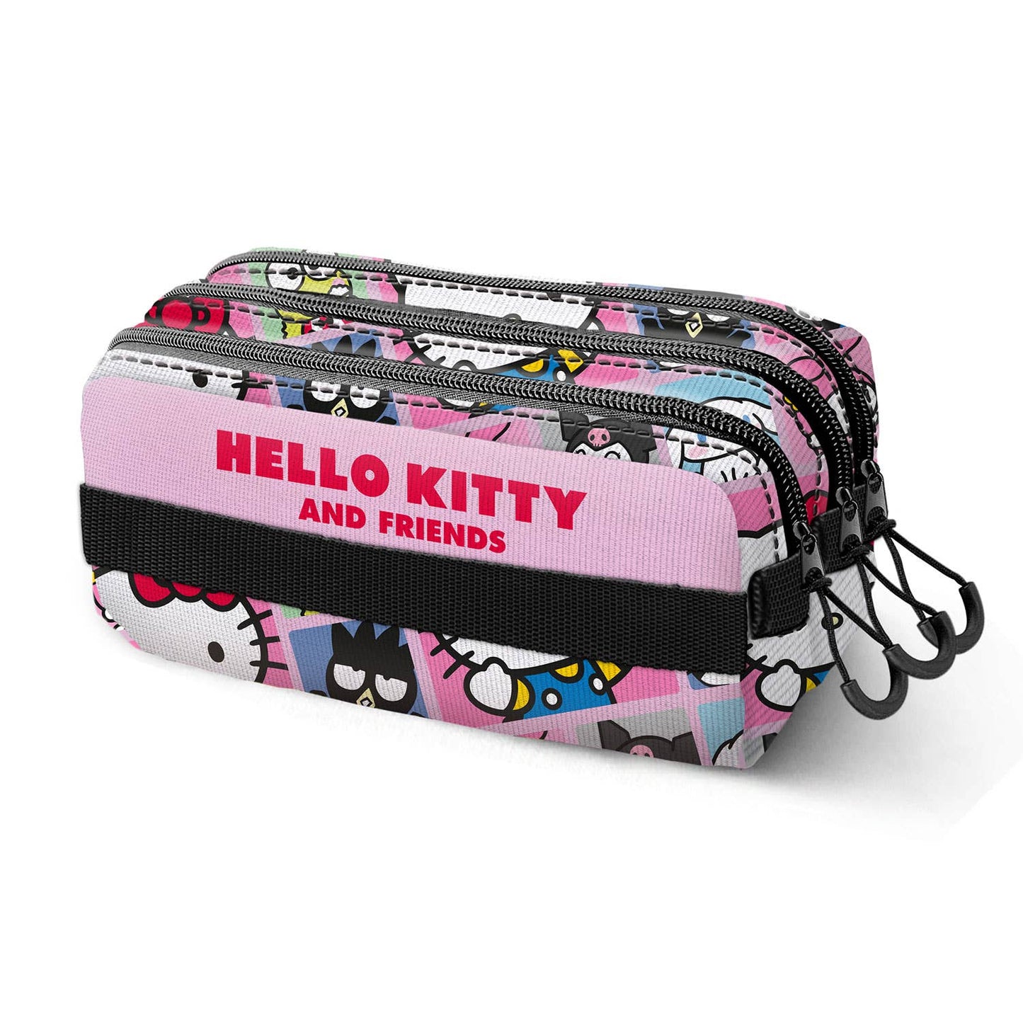 Trousse triple Trick FAN 2.2 Sanrio - Hello Kitty Panels