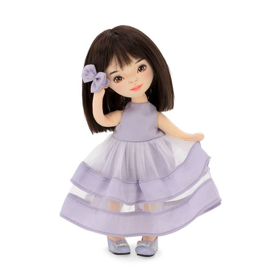 Lilu doll in purple dress - 32 cm
