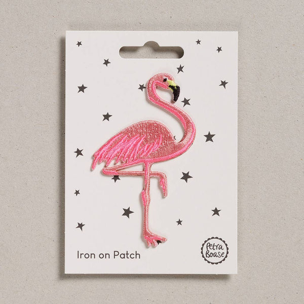 Strijkpatch - Flamingo